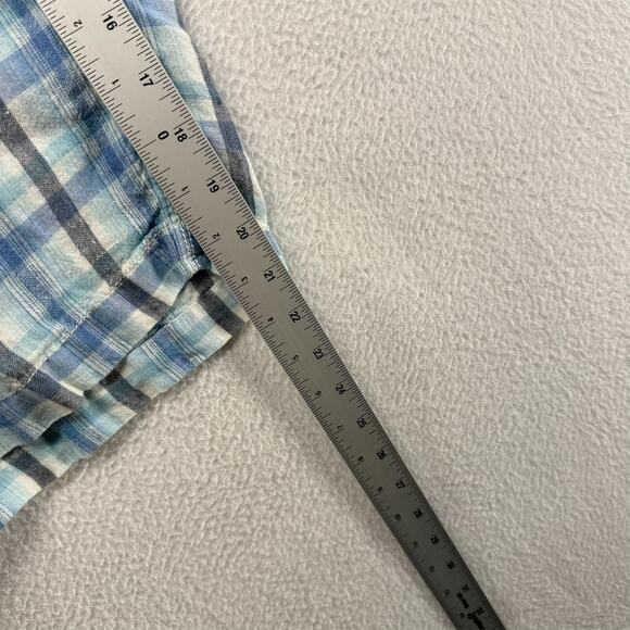 Tommy Bahama Shorts men's 38 Blue White Linen Chino Summer Cookout Vacation Golf - Picture 6 of 11